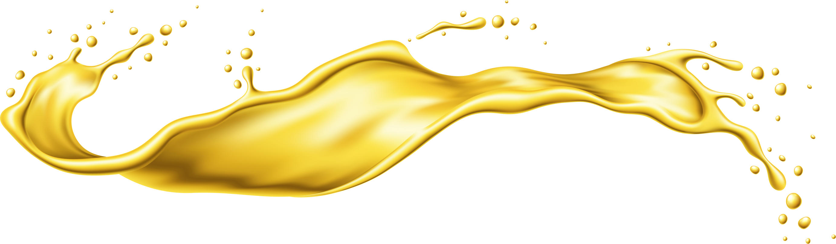 Yellow beer, oil or juice splash, gold liquid wave